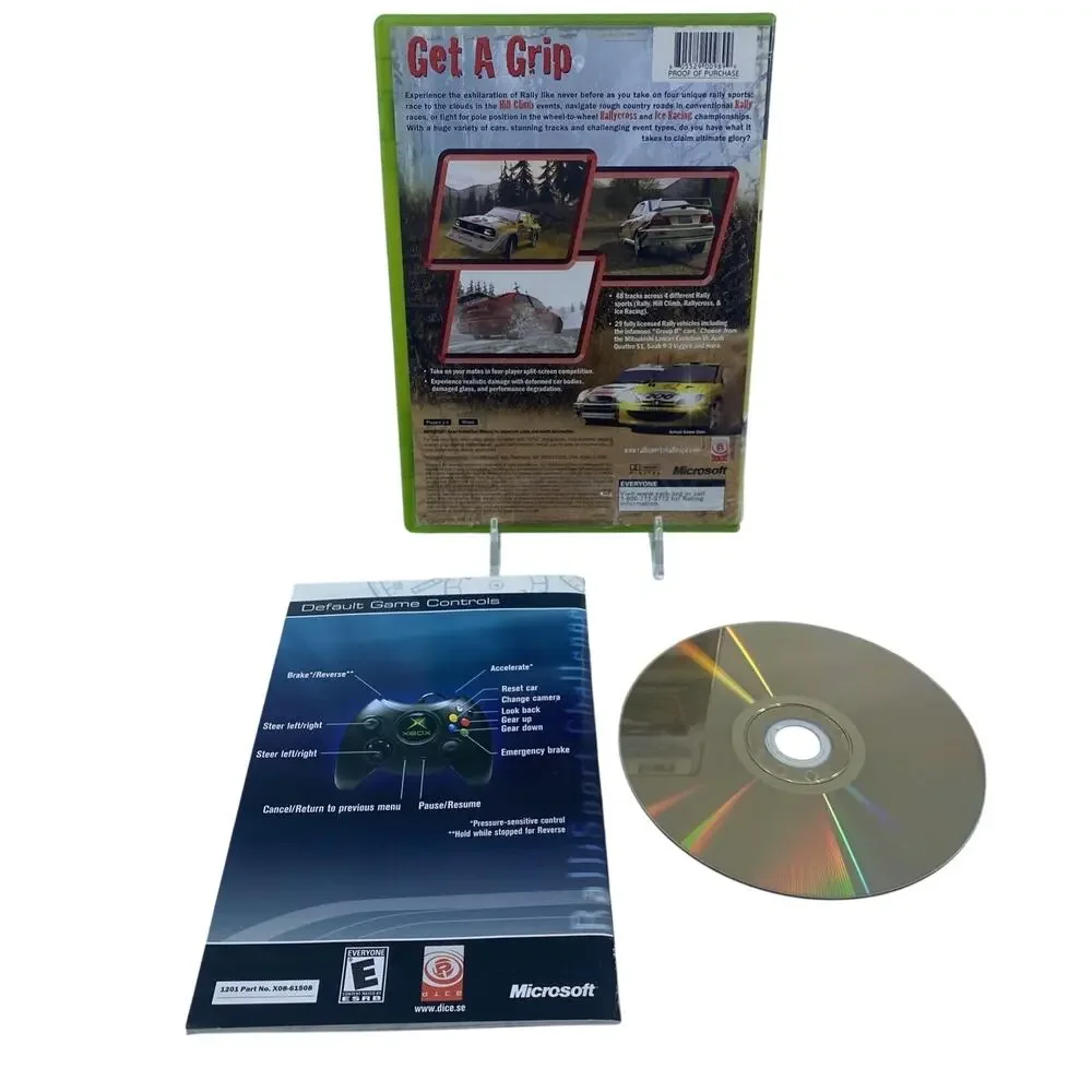 RalliSport Challenge 1 & 2 + Pro Race Driver Xbox All CIB Tested Bundle